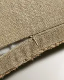 Zara Home наволочка декоративная из льна, светло-бежевый, 45x45 см — фото 6
