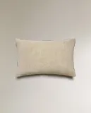 Zara Home наволочка декоративная из льна, розовый, 40x60 см · 3348/008 — фото 7