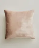 Zara Home наволочка декоративная из вискозы, серебристый — фото 8