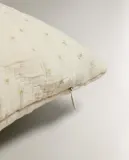 Zara Home наволочка декоративная из хлопка, розовый, 40x40 см — фото 5