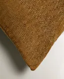 Zara Home наволочка декоративная из хлопка, охра, 45x45 см — фото 3