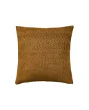 Zara Home наволочка декоративная из хлопка, охра, 45x45 см — фото 5
