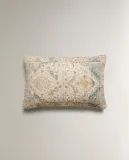 Zara Home наволочка декоративная из хлопка, синий, 40x60 см — фото 5