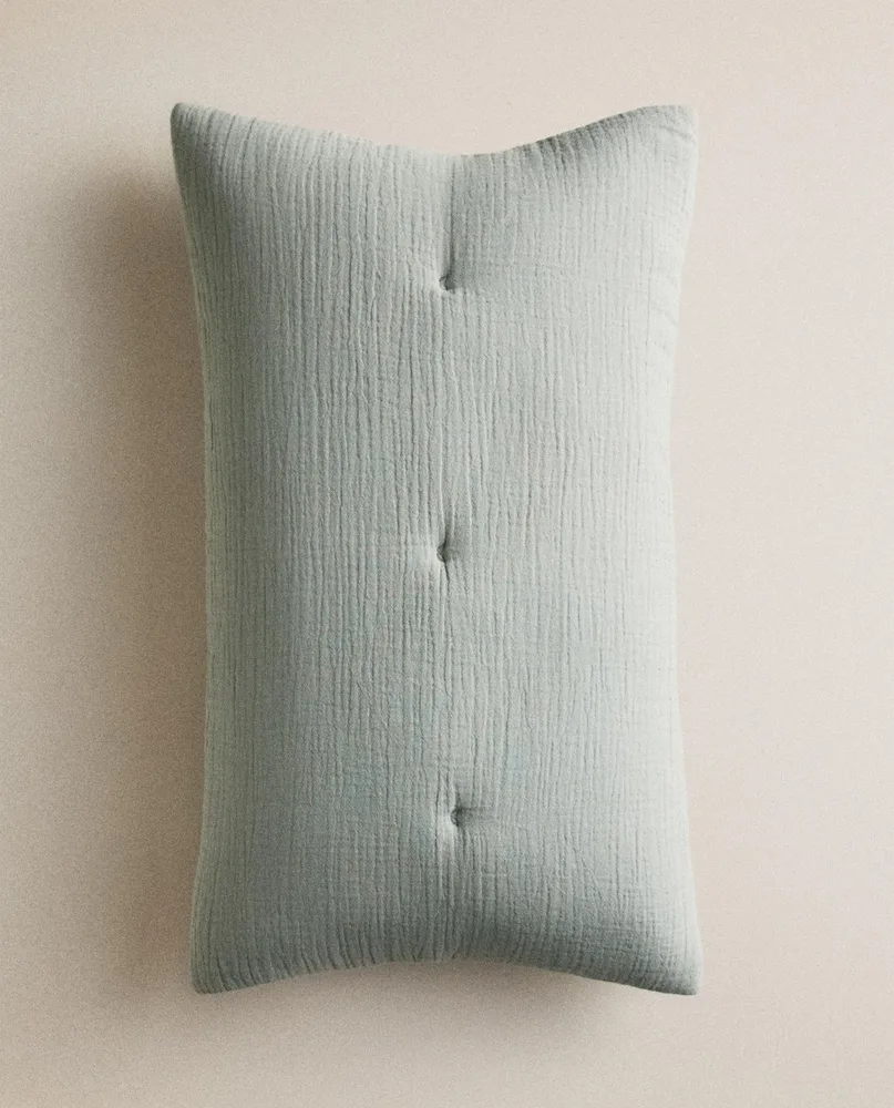 Zara Home наволочка декоративная из хлопка, розовый, 30x50 см