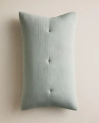 Zara Home наволочка декоративная из хлопка, розовый, 30x50 см