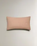 Zara Home наволочка декоративная из хлопка, розовый, 30x50 см — фото 4