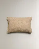 Zara Home наволочка декоративная из хлопка, экрю, 40x60 см · 5305/008 — фото 3