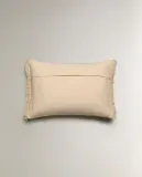 Zara Home наволочка декоративная из хлопка, экрю, 40x60 см · 5305/008 — фото 7