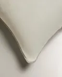 Zara Home наволочка декоративная из льна, белый, 40x60 см — фото 6