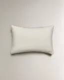 Zara Home наволочка декоративная из льна, белый, 40x60 см — фото 7