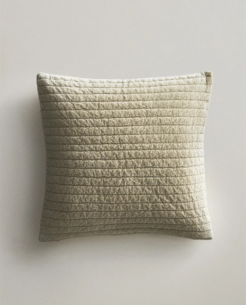 Zara Home наволочка декоративная из хлопка, зелёный, 45x45 см · 6324/008