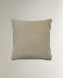 Zara Home наволочка декоративная из хлопка, зелёный, 45x45 см · 6324/008 — фото 5