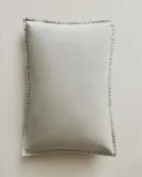 Zara Home наволочка декоративная из льна, серый, 40x60 см — фото 1