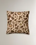 Zara Home наволочка декоративная из хлопка, светло-бежевый, 45x45 см · 6332/008 — фото 4