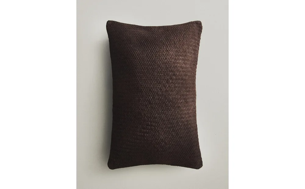 Zara Home наволочка декоративная из хлопка, коричневый, 40x60 см · 6334/008
