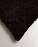 Zara Home наволочка декоративная из хлопка, коричневый, 40x60 см · 6334/008 — фото 4
