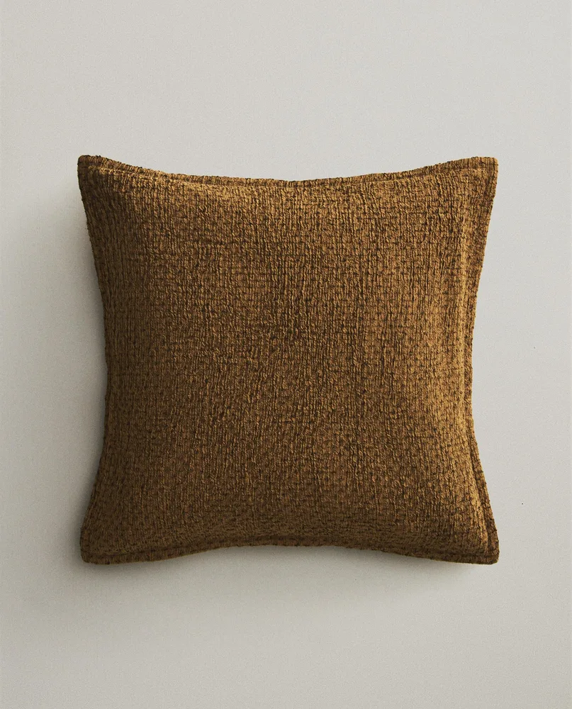Zara Home наволочка декоративная из хлопка, горчичный, 45x45 см