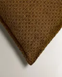 Zara Home наволочка декоративная из хлопка, горчичный, 45x45 см — фото 7