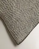 Zara Home наволочка декоративная из хлопка, серый, 45x45 см — фото 5
