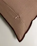 Zara Home наволочка декоративная из льна, розовый, 40x60 см · 5359/008 — фото 5