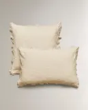 Zara Home наволочка декоративная из хлопка, зелёный · 2118/007 — фото 6