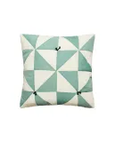 Zara Home наволочка декоративная из хлопка, зелёный, 45x45 см · 0615/007 — фото 5