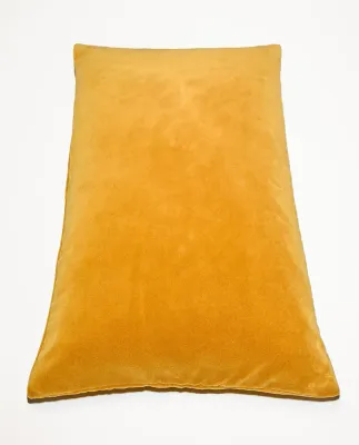 Zara Home наволочка декоративная из хлопка, горчичный, 30x50 см