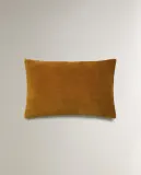 Zara Home наволочка декоративная из хлопка, горчичный, 30x50 см — фото 7