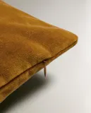 Zara Home наволочка декоративная из хлопка, горчичный, 30x50 см — фото 8