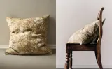 Zara Home наволочка декоративная из льна, горчичный, 45x45 см — фото 1