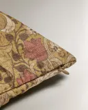 Zara Home наволочка декоративная из льна, горчичный, 45x45 см — фото 6