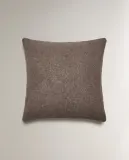 Zara Home наволочка декоративная из шерсти, коричневый — фото 3
