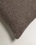 Zara Home наволочка декоративная из шерсти, коричневый — фото 4