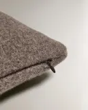 Zara Home наволочка декоративная из шерсти, коричневый — фото 6