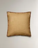Zara Home наволочка декоративная из хлопка, светло-бежевый, 45x45 см · 1172/008 — фото 5