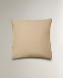 Zara Home наволочка декоративная из хлопка, светло-бежевый, 45x45 см · 1172/008 — фото 6