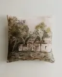 Zara Home наволочка декоративная из хлопка, зелёный, 45x45 см · 6344/008 — фото 1