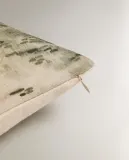 Zara Home наволочка декоративная из хлопка, зелёный, 45x45 см · 6344/008 — фото 7