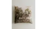 Zara Home наволочка декоративная из хлопка, зелёный, 45x45 см · 6344/008 — фото 8