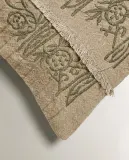 Zara Home наволочка декоративная из льна, светло-бежевый, 30x50 см — фото 4