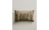 Zara Home наволочка декоративная из льна, светло-бежевый, 30x50 см — фото 8