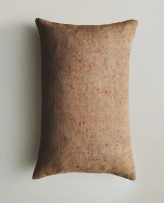 Zara Home наволочка декоративная из льна, светло-бежевый, 40x60 см · 6346/008