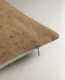 Zara Home наволочка декоративная из льна, светло-бежевый, 40x60 см · 6346/008 — фото 4