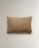 Zara Home наволочка декоративная из льна, светло-бежевый, 40x60 см · 6346/008 — фото 5