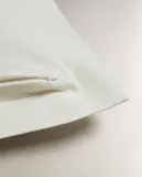 Zara Home наволочка декоративная из хлопка, молочный, 50x50 см — фото 6