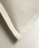 Zara Home наволочка декоративная из хлопка, экрю, 50x50 см — фото 4