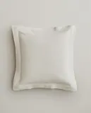 Zara Home наволочка декоративная из хлопка, экрю, 50x50 см — фото 8
