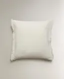 Zara Home наволочка декоративная из льна, экрю · 6350/008 — фото 4