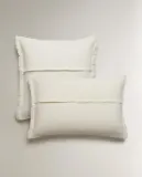Zara Home наволочка декоративная из льна, экрю · 6350/008 — фото 6