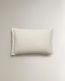Zara Home наволочка декоративная из льна, экрю · 6350/008 — фото 8